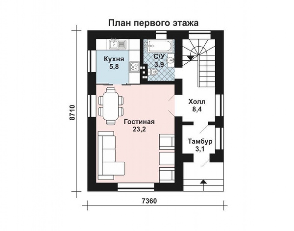 Проект дома Проект дома AS-2051 - Фото 1