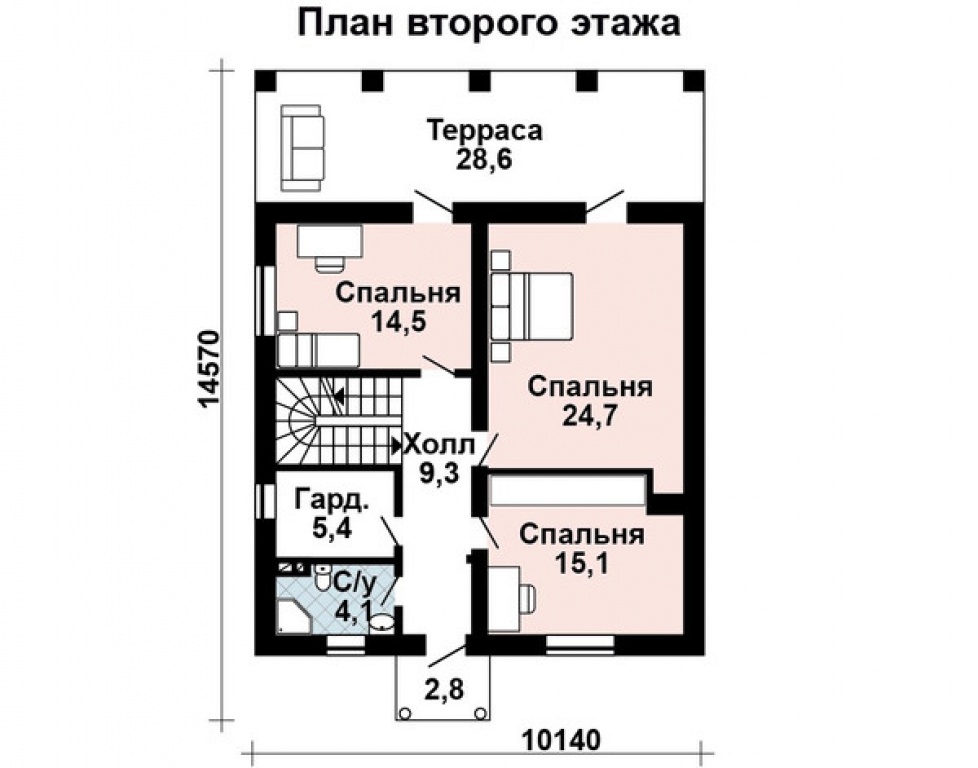 Проект дома Проект дома AS-2072 - Фото 6